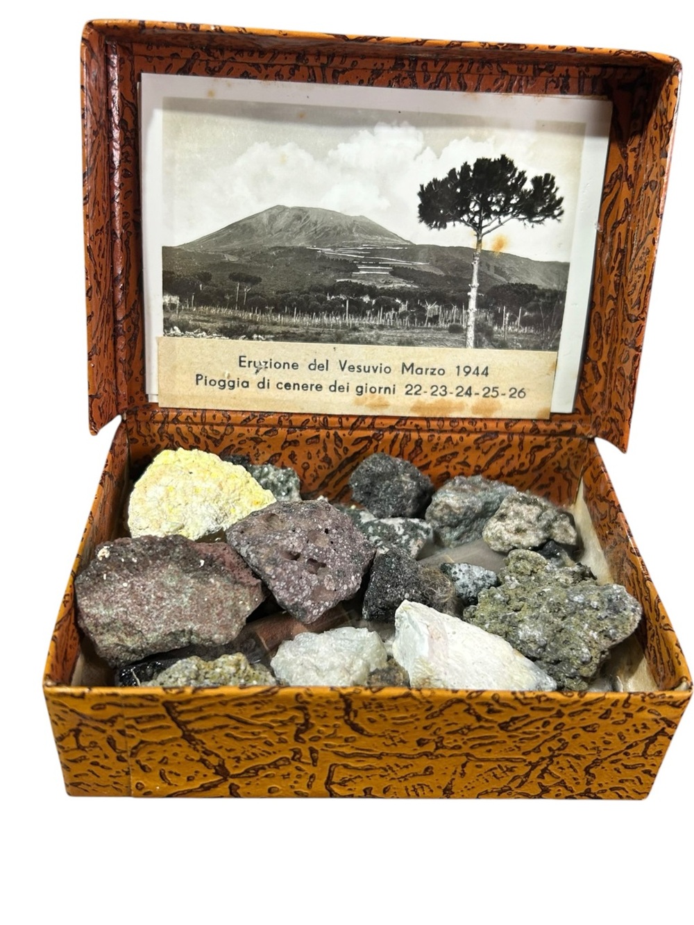 lava Rock Samples Mt. Vesuvius 1944 Eruption March 22-26